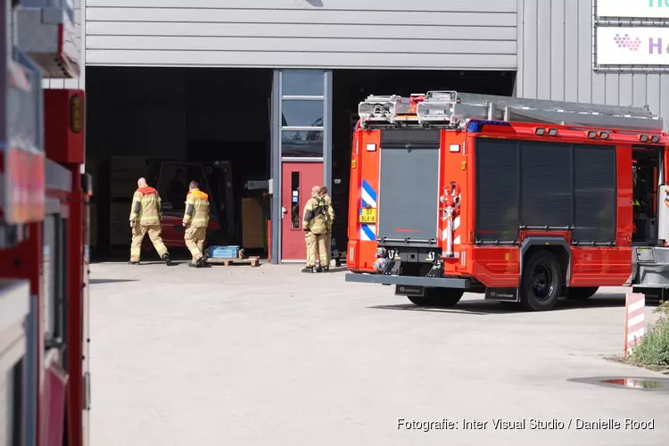 Brandmelding bij bloembollenbedrijf in Wervershoof