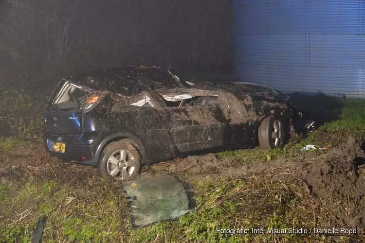 Automobilist gewond bij eenzijdig ongeval in Wervershoof