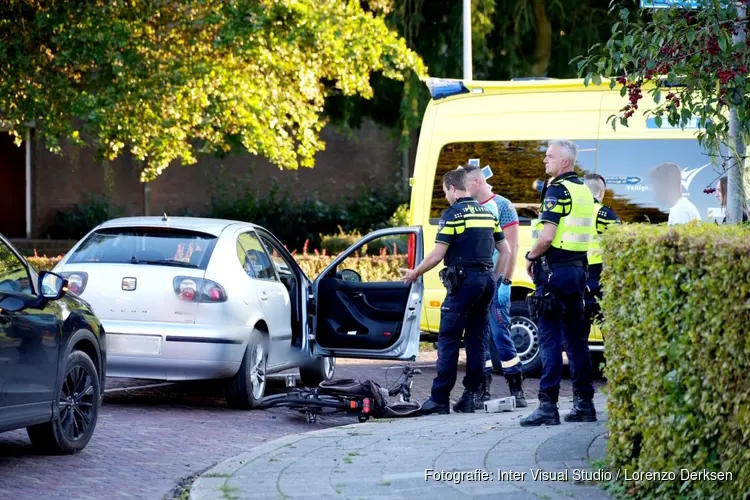 Fietsster aangereden in Wognum