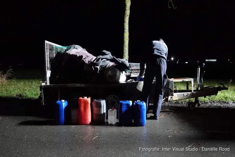 Mogelijk drugsafval gedumpt in Wervershoof