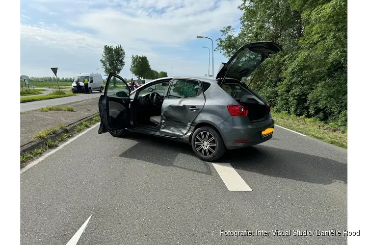 Wederom een ongeval op de Veenakkers in Wervershoof