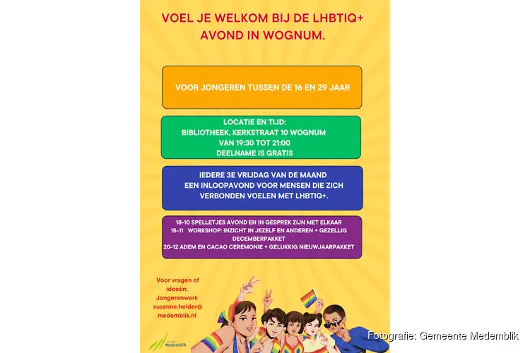 Samen de Wereld kleuren! Het thema van de Regenboogweek West-Friesland