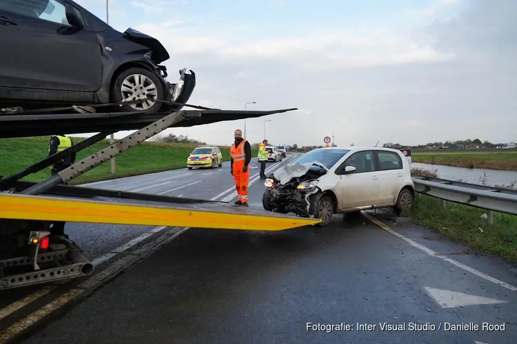 Ongeluk op Westerzeedijk in Opperdoes