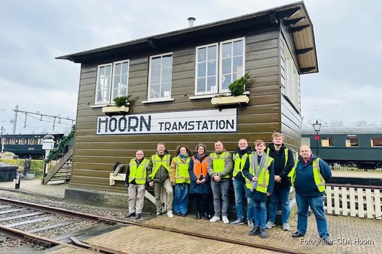 CDA Hoorn, CDA Medemblik en CDA Noord-Holland zijn op stoom bij het werkbezoek aan museum Stoomtram Hoorn-Medemblik.