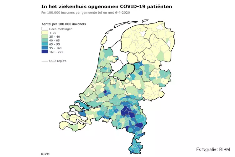 RIVM: Besmettingen, ziekenhuisopnames en overleden personen vlakken langzaam verder af