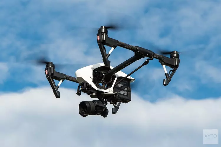 Dronevluchten over het DEK-terrein