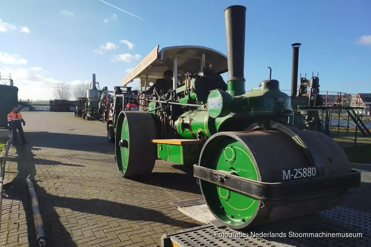 Collectie Stoommachinemuseum verrijkt met Stoomwals Hendrik Jan