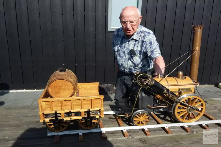 Stoommachinemuseum blij met schenking schaalmodel Rocket