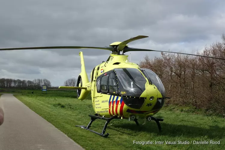 Traumahelikopter opgeroepen in Hauwert