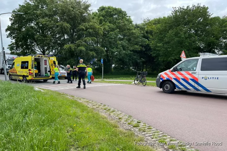 Fietser aangereden in Wervershoof