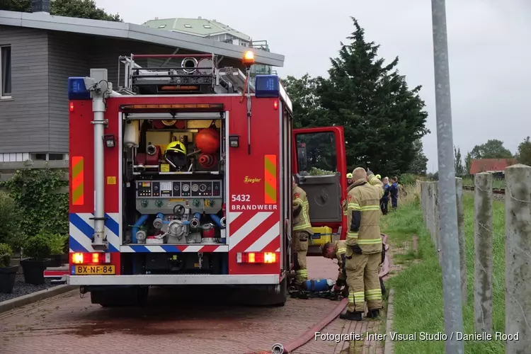 Brandje op woonboot in Medemblik