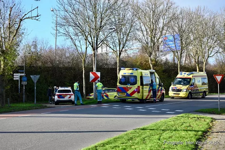 Aanrijding op fietspad in Wognum