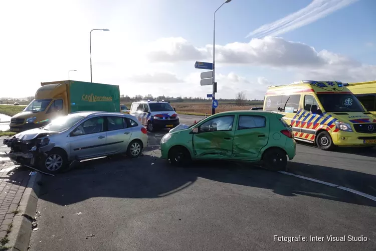 Ongeval tussen twee auto&#39;s in Medemblik