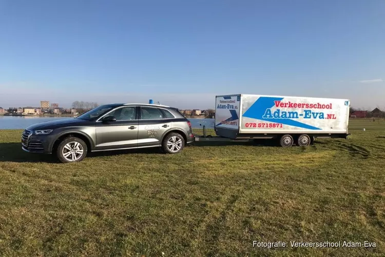 Rijles aanhangwagen in Heerhugowaard bij Adam-Eva